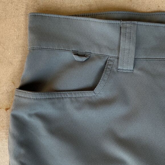 Simms Men's Skiff Shorts Size 34 Fishing Performance UPF 50+ Nylon Storm Grey - Picture 9 of 13